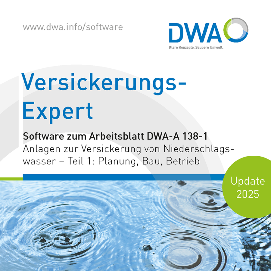 Versickerungs-Expert - Software zum DWA-A 138-1 (Oktober 2024) - Version 6